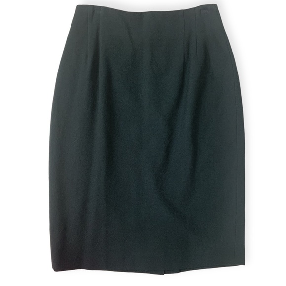 Vintage, Jones New York, green size 6, 100% wool skirt, with liner - Picture 1 of 7